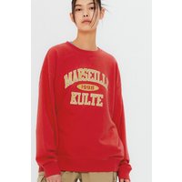 M-College Crewneck Sweatshirt _ Red M-College Crewneck Sweatshirt _ Red