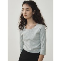 Textured Slim shirt Melange Gray Textured Slim shirt Melange Gray