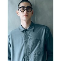 One Pocket Basic Shirt Jacket _ Blue One Pocket Basic Shirt Jacket _ Blue