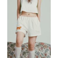Divide Patch Shorts Orange Stripe Divide Patch Shorts Orange Stripe