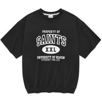 SP Athletic Short-Sleeve Sweatshirt Black SP Athletic Short-Sleeve Sweatshirt Black