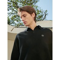 Signature Flower Jacquard Wool Knitwear Polo Shirt Signature Flower Jacquard Wool Knitwear Polo Shirt