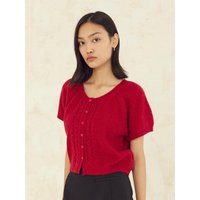 Colt Mohair Cardigan Enzo Red Colt Mohair Cardigan Enzo Red