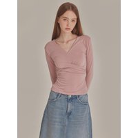 Crossover V-neck Long Sleeve Slim Fit Top TTP Crossover V-neck Long Sleeve Slim Fit Top TTP