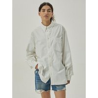 Raiver oversized fit oxford shirt – off white Raiver oversized fit oxford shirt – off white