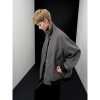 Segin oversized panel bomber jacket Melange Grey Segin oversized panel bomber jacket Melange Grey