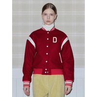 TRIPLETS VARSITY JACKET red TRIPLETS VARSITY JACKET red