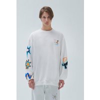 Printed Long Sleeve Oversized shirt