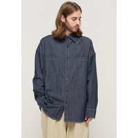 STITCH DENIM LONG SLEEVE OVERSHIRT BLUE STITCH DENIM LONG SLEEVE OVERSHIRT BLUE