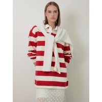 BOLD STRIPE RUGBY SHIRT RED BOLD STRIPE RUGBY SHIRT RED