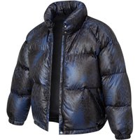 CHANCECHANCE DOWN PARKA NAVY LEOPARD