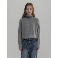 With Turtleneck Knit With Turtleneck Knit