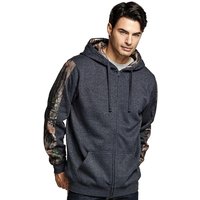 Long Sleeve Fleece-Lined Hooded Zip-up Shirt HOZ Long Sleeve Fleece-Lined Hooded Zip-up Shirt HOZ