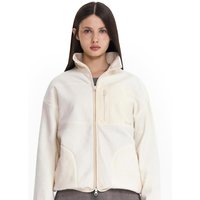 Fleece Regular Fit -Way Zip-up Jacket [Ivory]