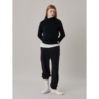 Logo Terry Oversized Turtleneck shirt [Navy]
