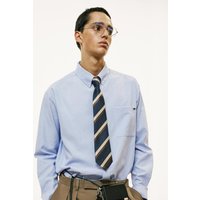 Chest Pocket Iron Tip Oxford Shirt [Blue]