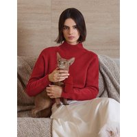 Wool Half-turtleneck Knit Top Wool Half-turtleneck Knit Top