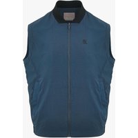 Stadium Woven Regular Fit Water-Repellent Vest [Blue]