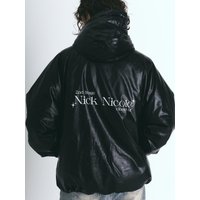 Hooded Puffer Glow Padding Jacket [Beige]