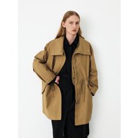 Quilted Layer Safari Jumper [BROWNBLACK]