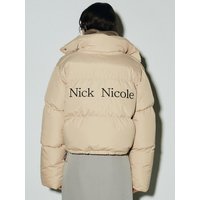 Volume Puffer Short Cropped Jacket [Beige]