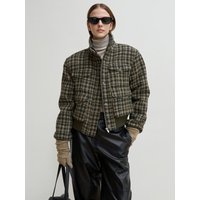 Wool Blend Check Pattern Jumper Wool Blend Check Pattern Jumper