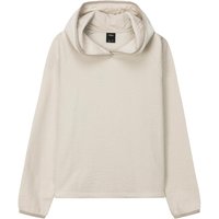 Organic Cotton Fleece Hooded shirt [Light beige]
