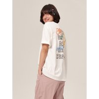 Cotton Doodly Print Casual Shirt [Beige]