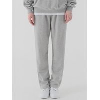 Essential Straight Cotton-Polyester Sweatpants [Melange]
