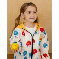 Banana Print Lightweight Windbreaker Jumper [Cream]