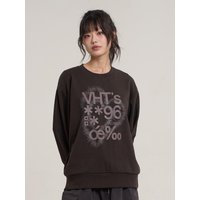 Cotton Fleece Retro Loose Fit Sweatshirt Cotton Fleece Retro Loose Fit Sweatshirt