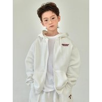 Classic Cotton-Polyester Overfit Hoodie [IVORY]