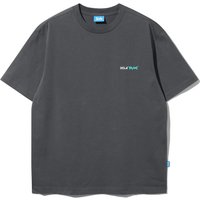 Regular-fit Back Arch Logo shirt [CHARCOAL GREY]