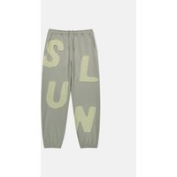 Cotton Polyester Brushed Fleece Sweatpants [Light Sage]