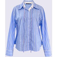 Cotton Classic Relaxed Fit Basic Shirt [Sky Blue]