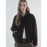 Modern Wool Loose Fit Blazer [Brown]