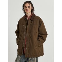 Padded Washed Work Jacket [Brown]
