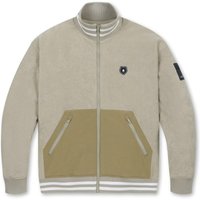 Hybrid Pile Fleece Zip-up Jacket [Beige] GUAWBEX
