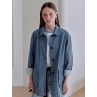 Vintage French Relaxed Fit Jacket [Blue]