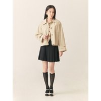 Short Cotton Nylon Trench Coat RMJTFR