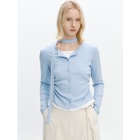 In Layered shirt Cardigan [LIGHT BLUE]