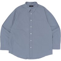 SOLID OXFORD OVERFIT SHIRT BLUE SOLID OXFORD OVERFIT SHIRT BLUE