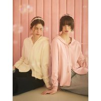 Line Two Way Zip Up Hoodie Line Two Way Zip Up Hoodie