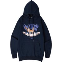 HAPPY Overfit Hoodie [Navy]