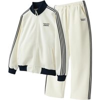 Active Track Rain Jersey Jacket Set [Cream]