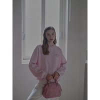 Classic Sign Board Sweatshirt Pink