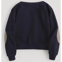 Patch Slash Sweatshirt [Navy]