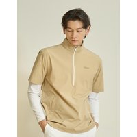 Short-sleeve anorak jumper men’s Golf [beige]