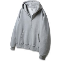 Vislon Half-Zip Plain Overfit Hoodie AVH