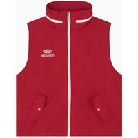 Highneck Hood Vest [Red]